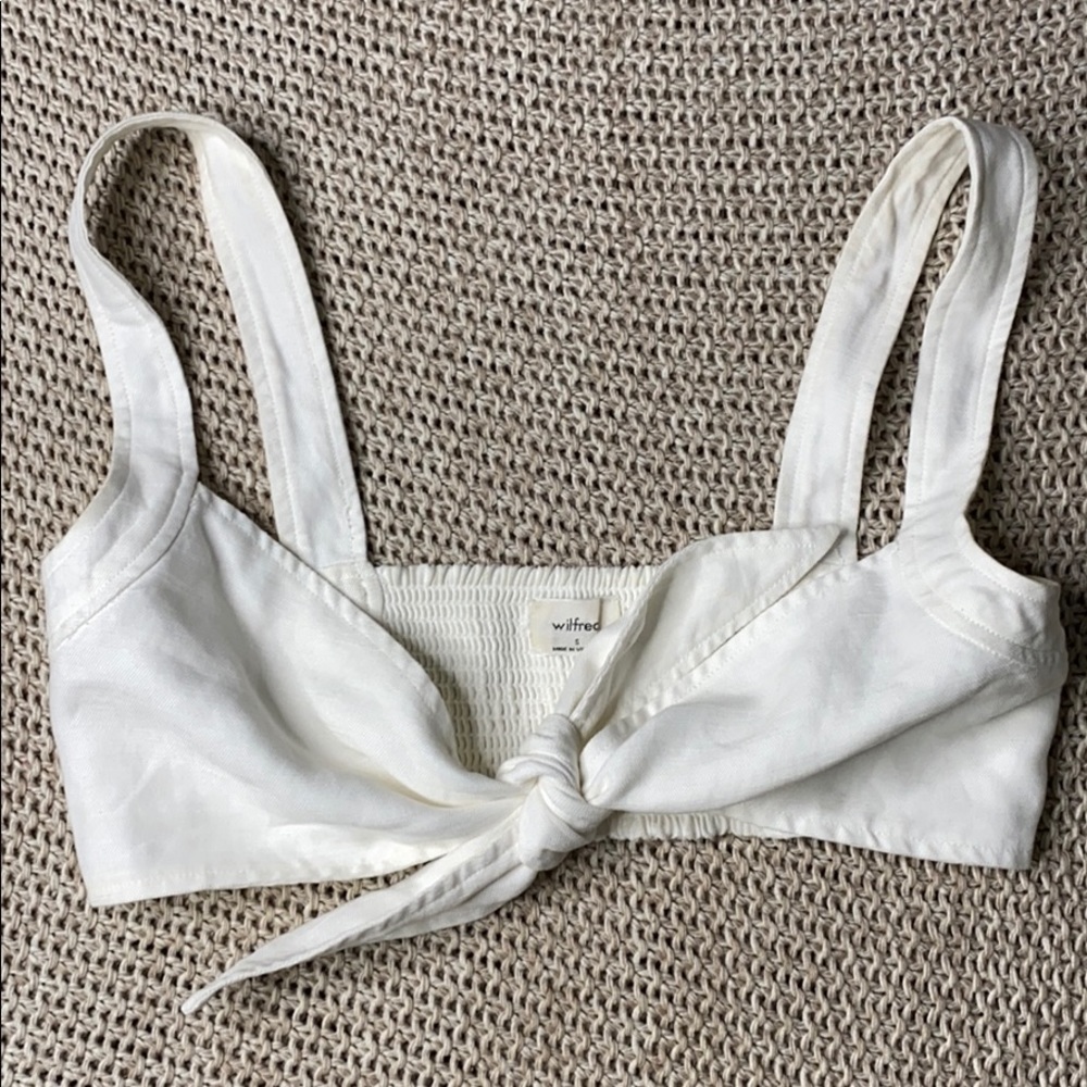 Wilfred Aubrielle Tie Front Top size S